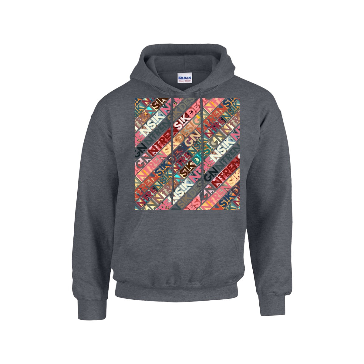 Ntrensik Branded Diagonal Pattern Hoodie - Premium Athletic Sweatshirt Yoycol