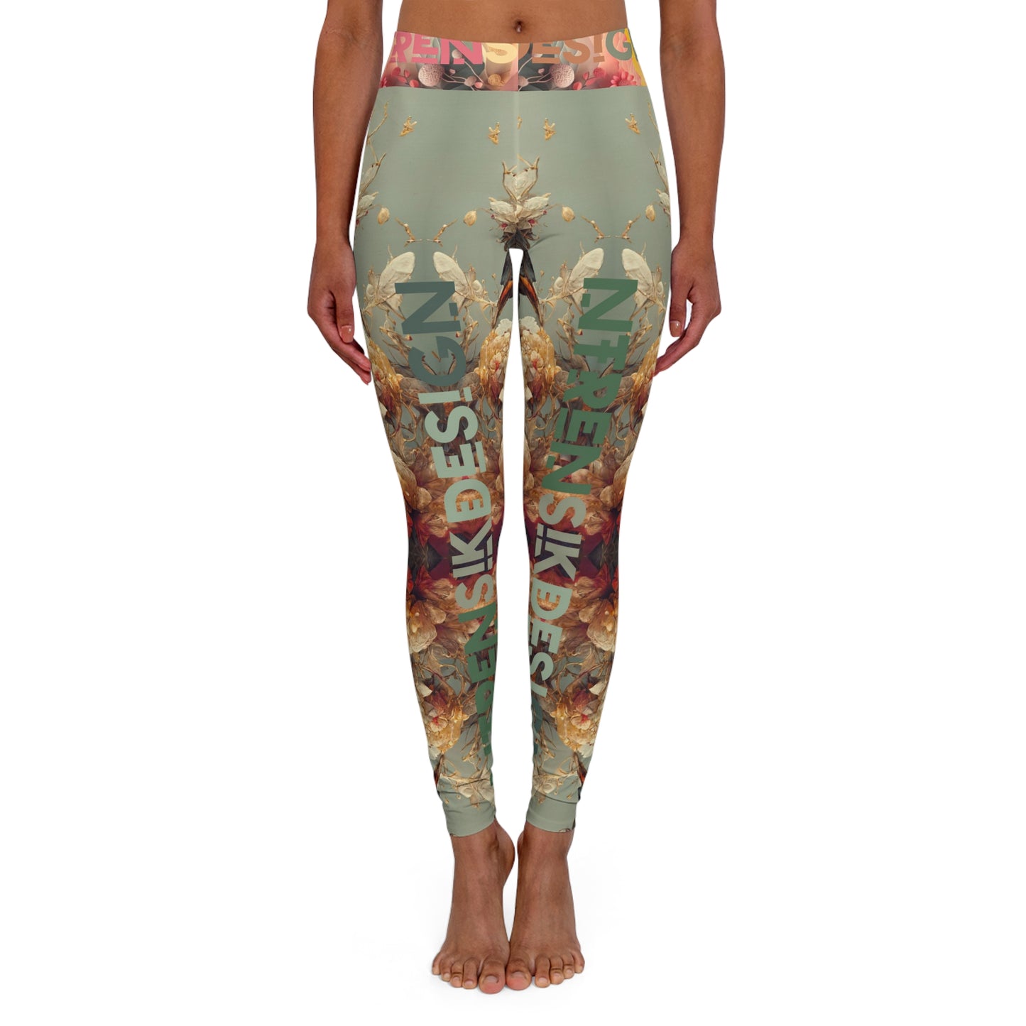 Comfortable Yoga Leggings, Colorful Leggings Design, Bird Leggings, Yoga Stretch Pants, Leggings Nature Yoga Pants. Printify
