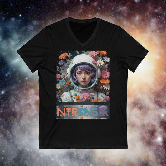 Astronaut Floral Tee Printify