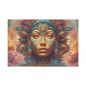 Vibrant Psychedelic Mayan Art Goddess Canvas Print - Unique Wall Art Printify