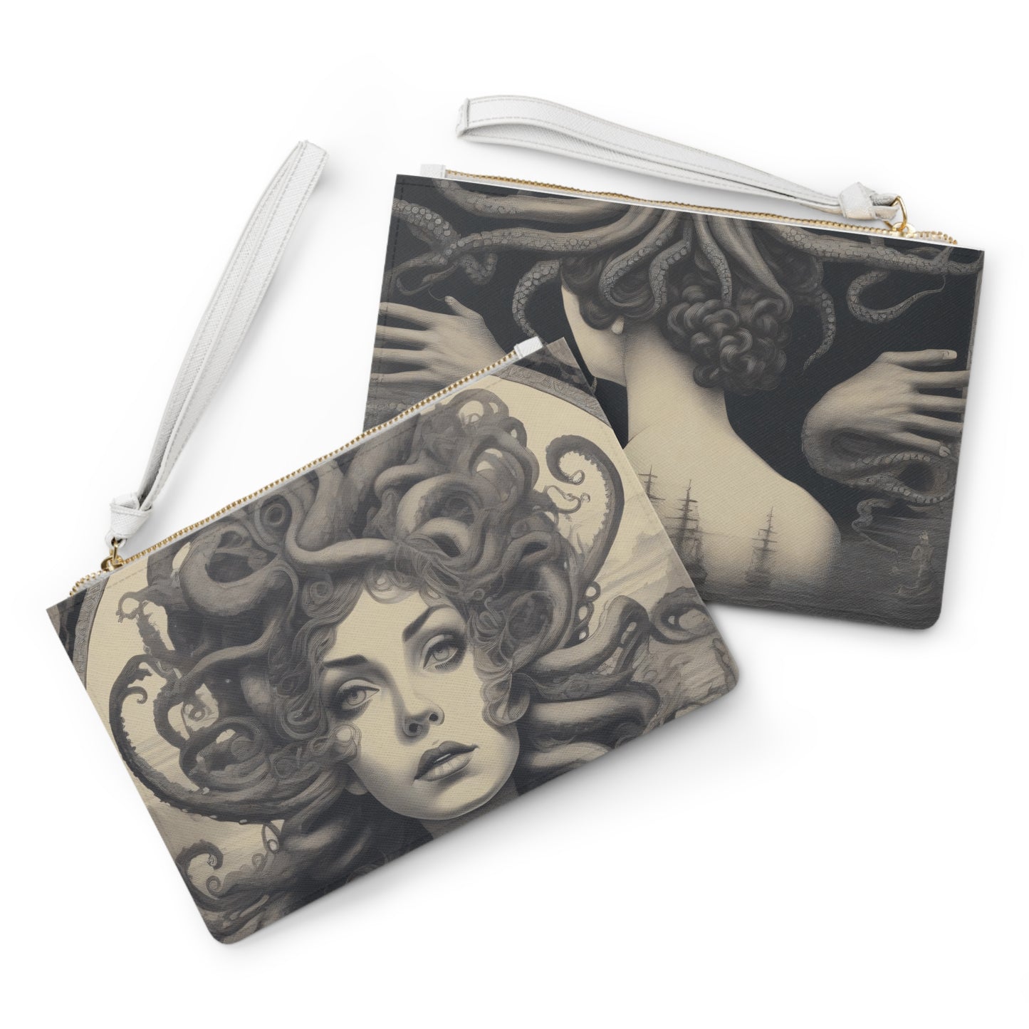 Clutch Bag - Kraken Goddess Design Printify