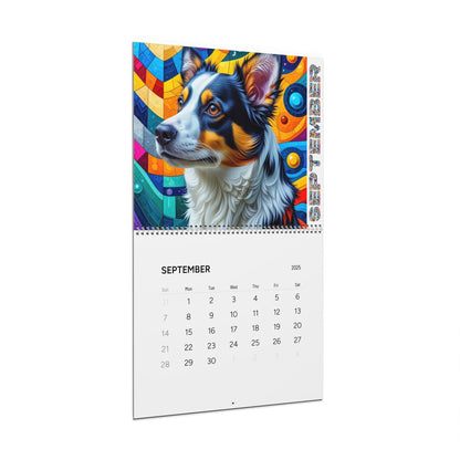 2025 Ntrensik Designs - Sacred Geometry Dog Calendar Printify