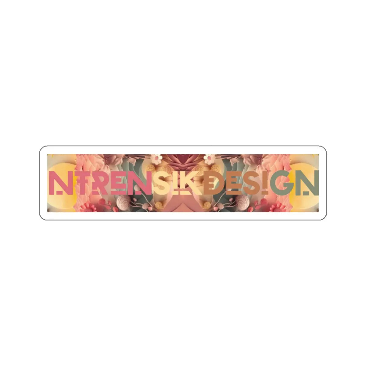 Kiss-Cut NTRENSK DESIGN Stickers Printify