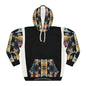 Urban Threads Hoodie: Vibrant Patterns, Street Style, Unisex Fashion Printify