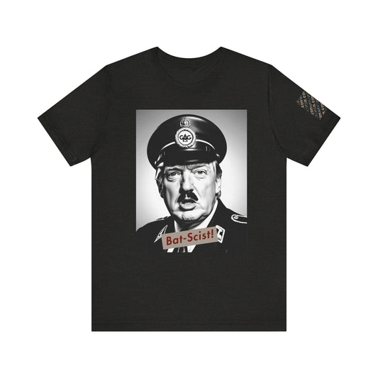 Political Protest T-Shirt - Bat Shit Fascist Trump Design Printify