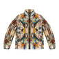 Men's Puffer Jacket - Kaleidoscope Design Printify