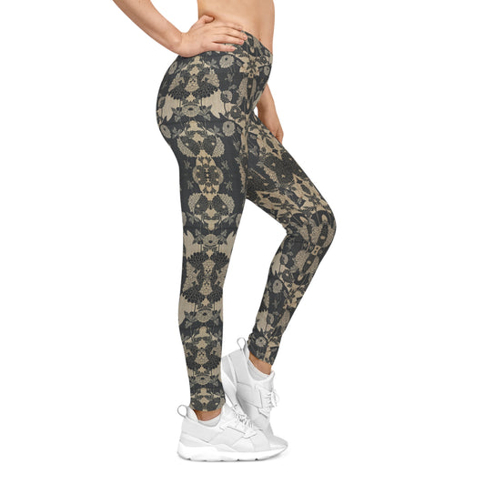 Women's Flemmish Lace Casual Leggings (AOP) Printify