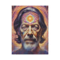 Psychedelic Watts Portrait - Sacred Geometry Canvas Art - Stretched & Matte Finish Printify