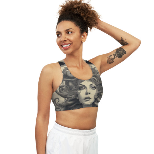 Reversible Women's Sports Bra Versatile & Stylish Yoga Bra Top Printify