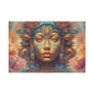 Vibrant Psychedelic Mayan Art Goddess Canvas Print - Unique Wall Art Printify