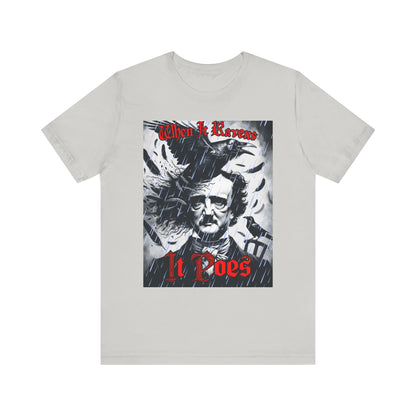 Ravens Poe T-Shirt, Edgar Allan Poe Shirt, Gothic Tee, Literature Gift, Unisex Printify