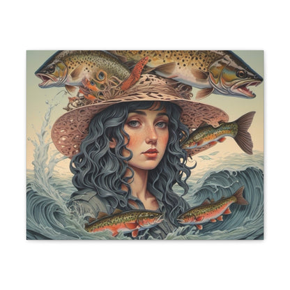 "The Siren's Journey: Harmony of Water and Spirit" Printify