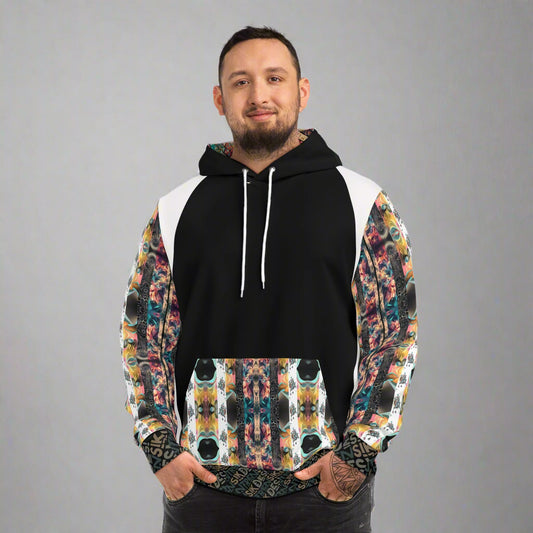 Geometric Psychedelic Hoodie Printify