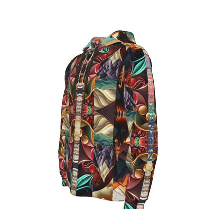 Colorful Geometric Hoodie – Unisex Bold Abstract Pattern, Perfect for Casual Wear, and Festivals. Yoycol