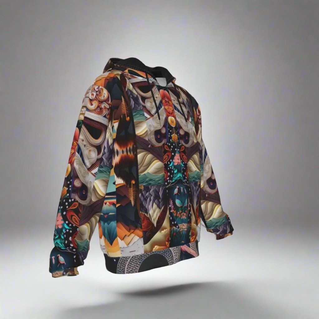 The Last Order All-Over Print Zip Up Hoodie With Pocket Yoycol