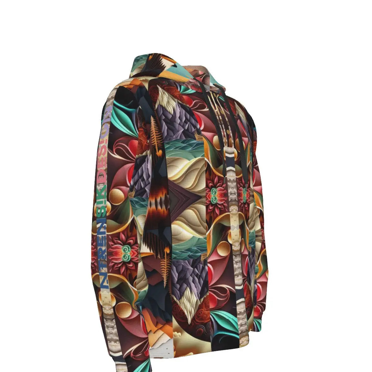 Colorful Geometric Hoodie – Unisex Bold Abstract Pattern, Perfect for Casual Wear, and Festivals. Yoycol