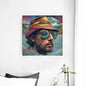 Dreams of Fishing II Framed Single Piece Mural | Square Yoycol