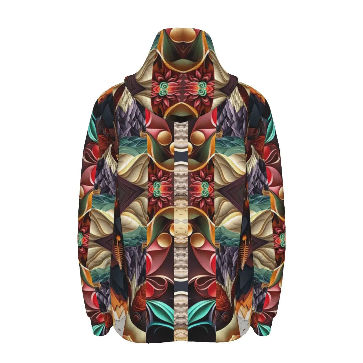 Colorful Geometric Hoodie – Unisex Bold Abstract Pattern, Perfect for Casual Wear, and Festivals. Yoycol