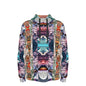 Kaleidascope Designer Hoodie Burning Man Festival Outfit Sacred Geometry Patchwork Yoycol