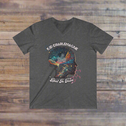 Kid Charlemagne / Owsley V-neck T-shirt | Steely Dan / Grateful Dead V-neck T-shirt Printify