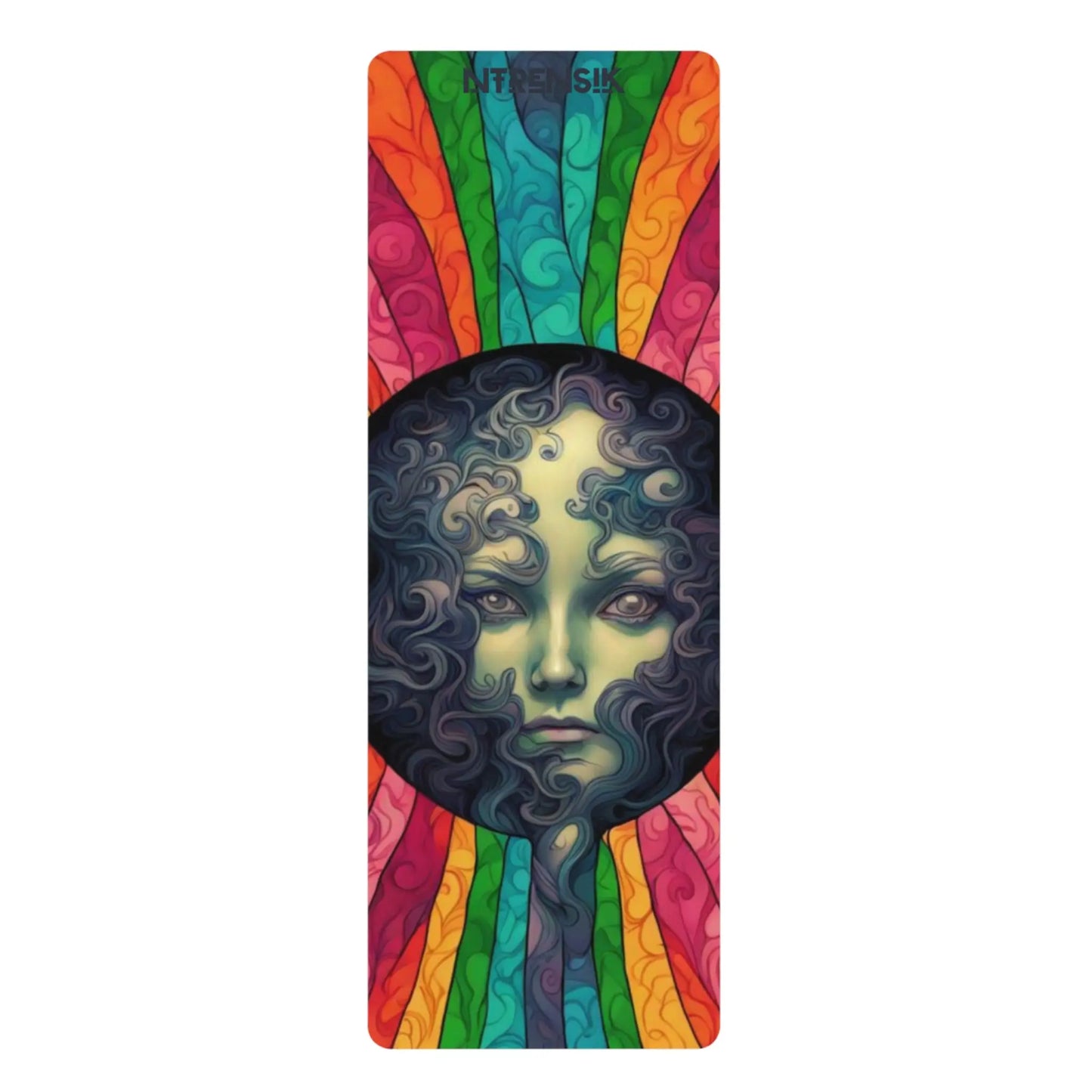 Death or Devotion Motet Inspired Rubber Yoga Mat High Grip Durable Pilates Fitness Mat Artistic Microfiber Suede Top Lightweight Design Printify