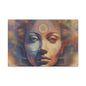 Mohican Goddess Canvas Art - Vibrant 1.5'' Stretched Print - Native American Art Transformative Wall Hanging Printify