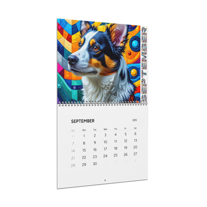 2025 Ntrensik Designs - Sacred Geometry Dog Calendar Printify