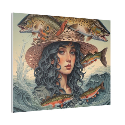 "The Siren's Journey: Harmony of Water and Spirit" Printify