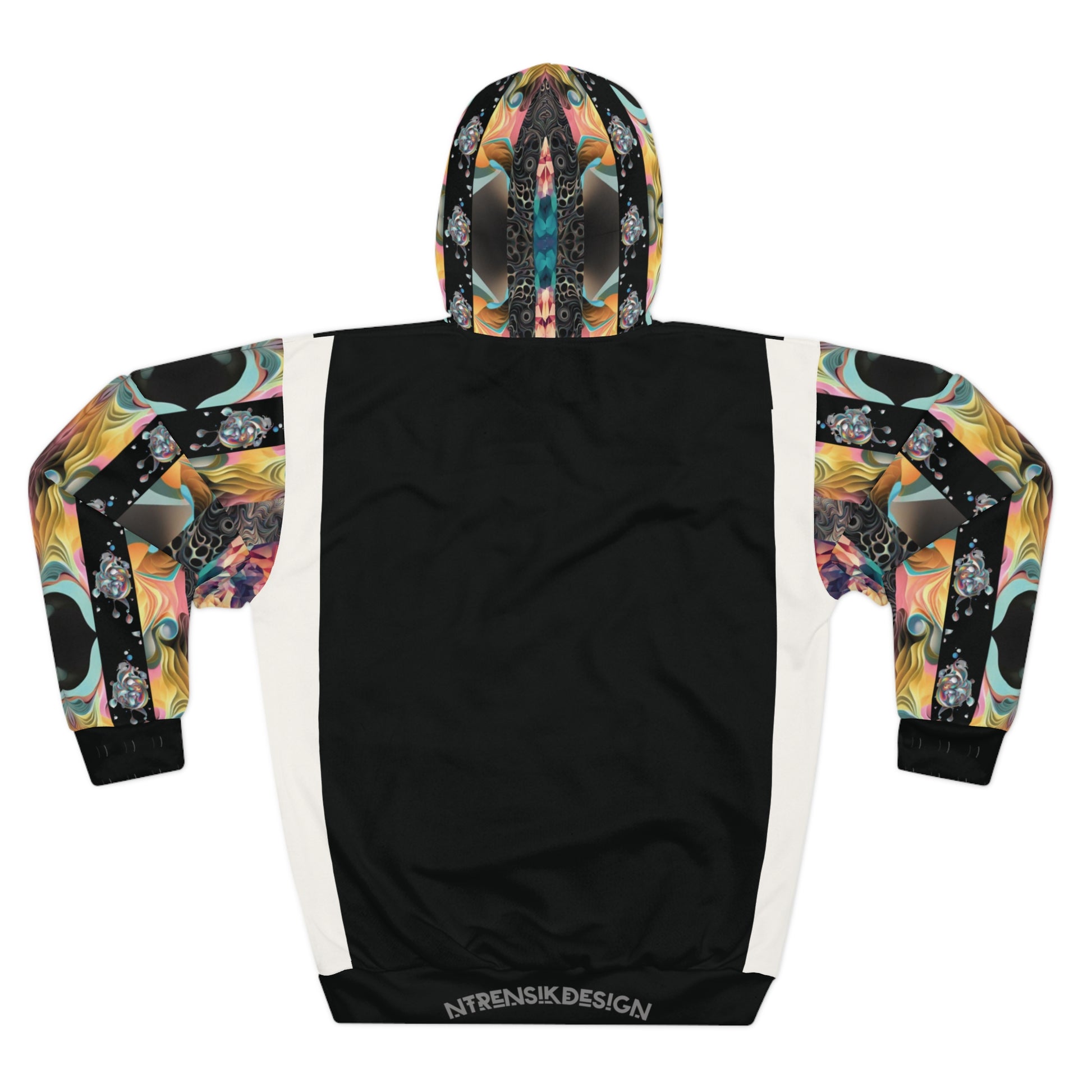 Urban Threads Hoodie: Vibrant Patterns, Street Style, Unisex Fashion Printify