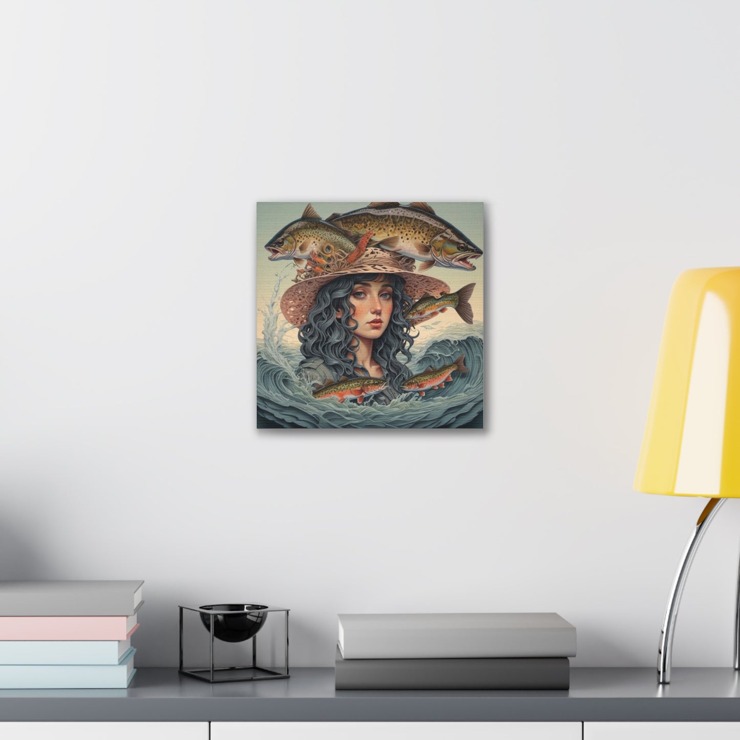 "The Siren's Journey: Harmony of Water and Spirit" Printify