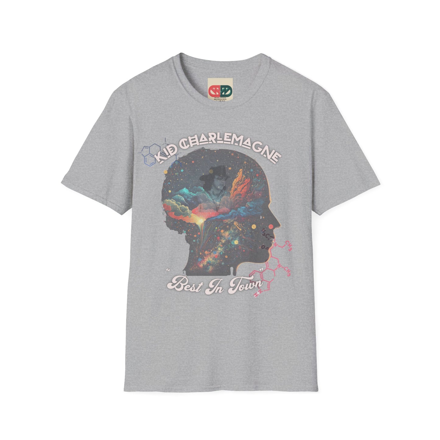 Kid Charlemagne / Owsley| Steely Dan / Grateful Dead Crew Neck T Printify