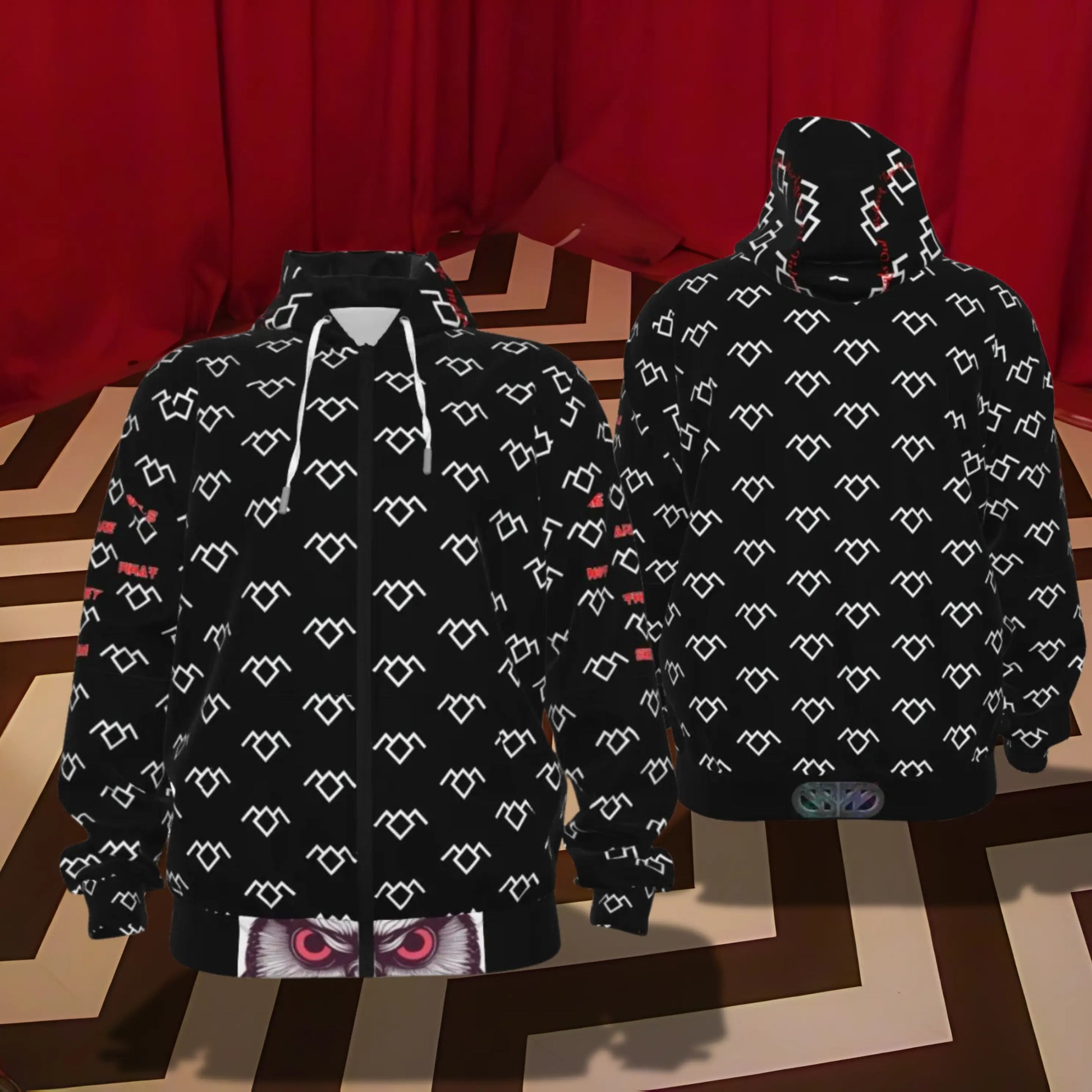 The Owls Are Not What They Seem - Owl Cave - Twin Peaks Zip-Up Hoodie Yoycol